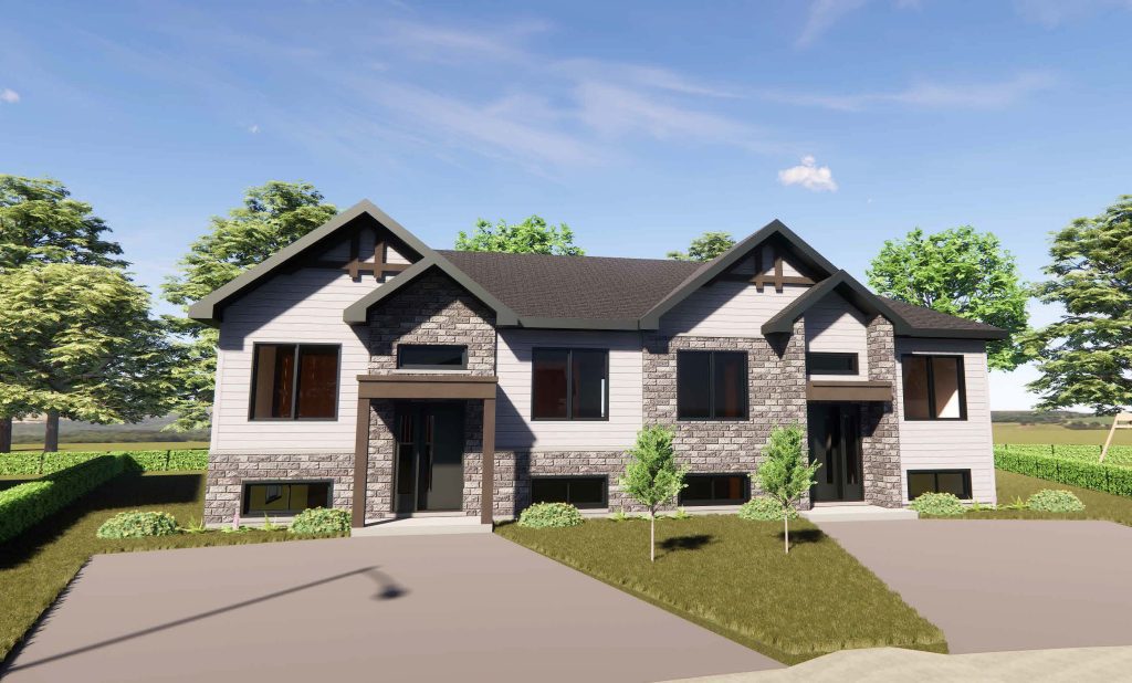 Alcee Rocheleau visuel bungalow jumele